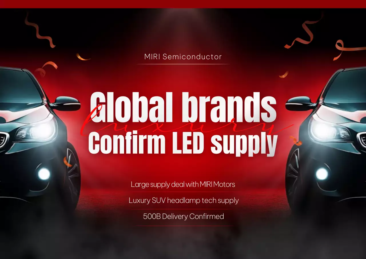 red modern automotive announcement