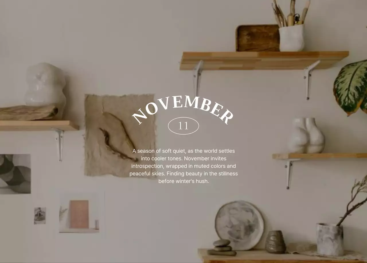 초록 모던 캘린더 달력