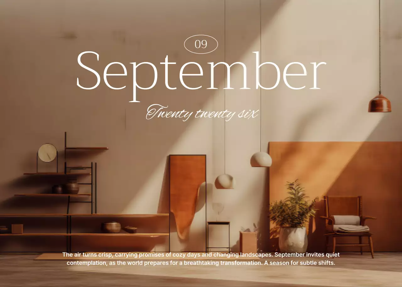 초록 모던 캘린더 달력