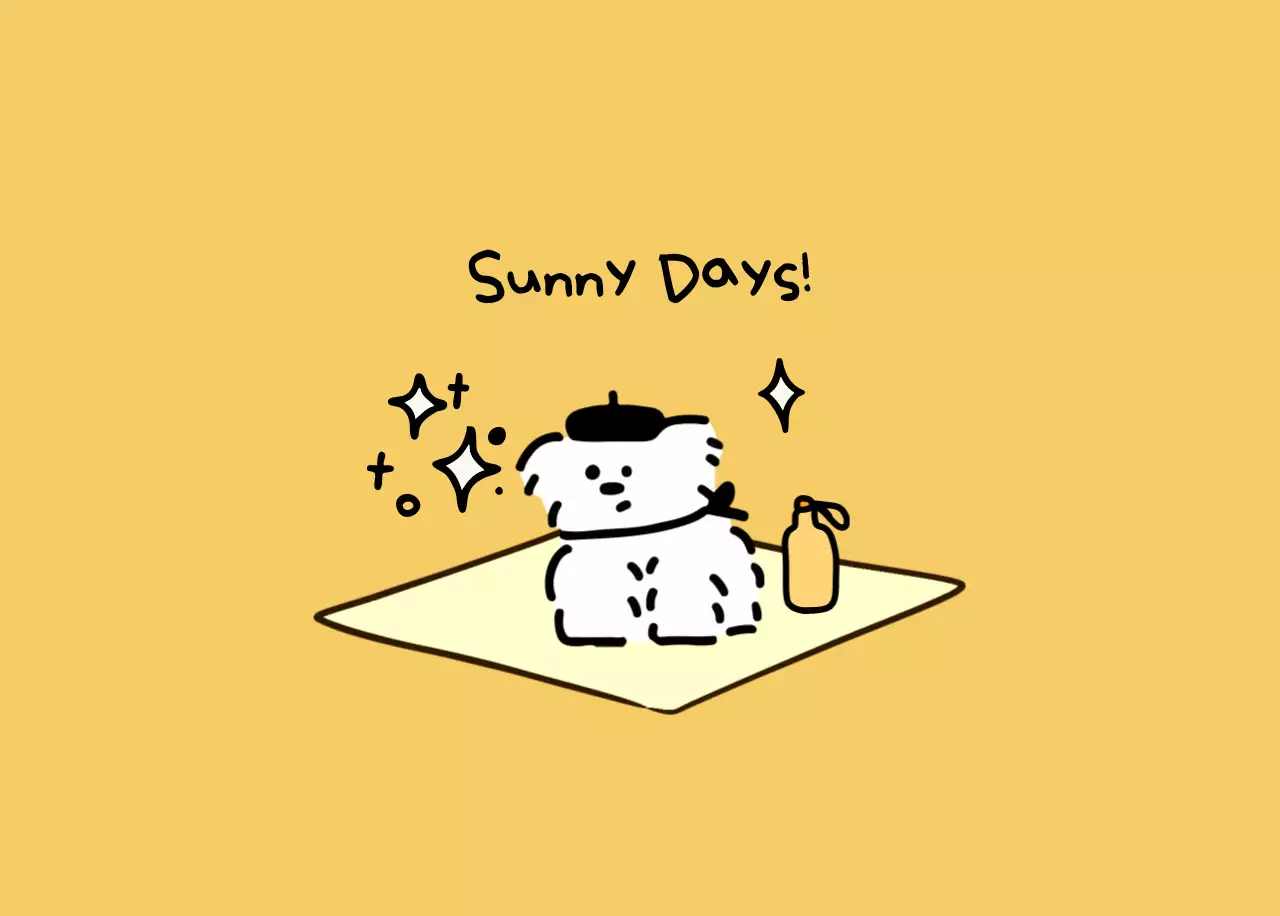 검정 심플 캘린더 달력