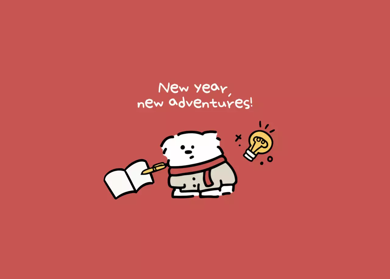 검정 심플 캘린더 달력