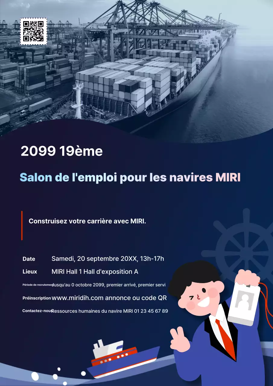 Guide de la séance d'information sur le recrutement Blue Simple