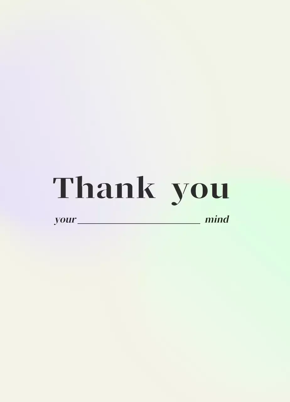 그라데이션 미니멀 감성 달력