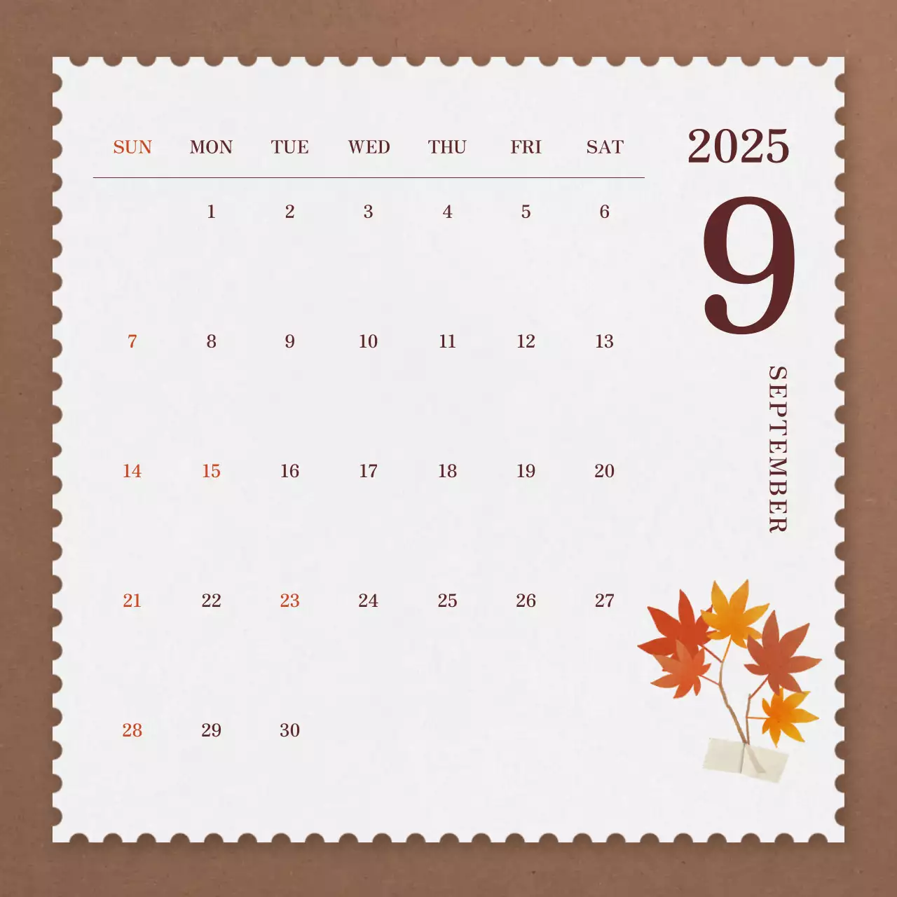 白 シンプル カレンダー 予定表