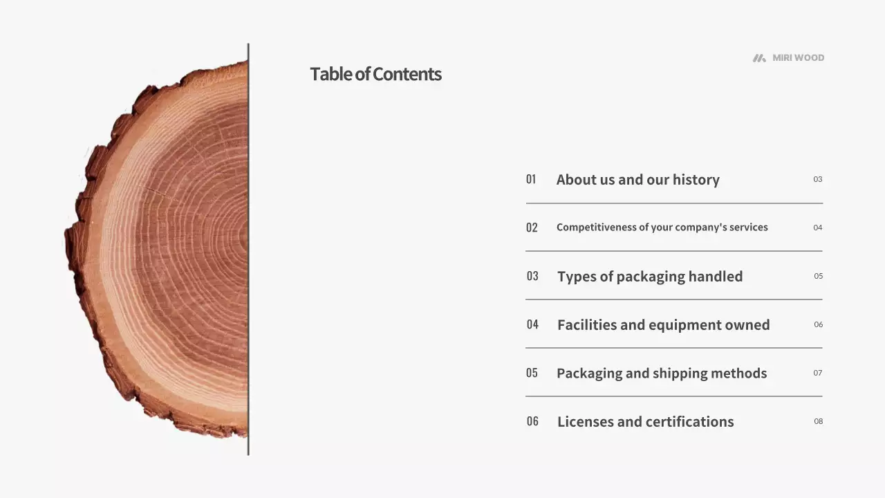 Anúncio de introdução da Brown Clean Company