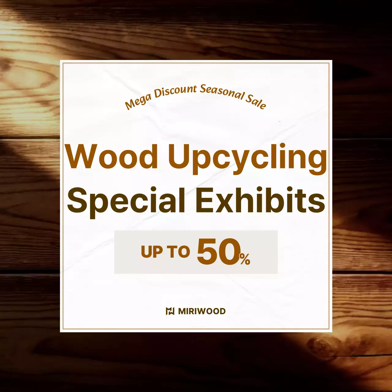 Sự kiện khuyến mãi Brown Simple