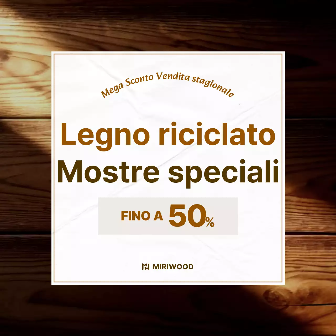 Evento promozionale Brown Simple