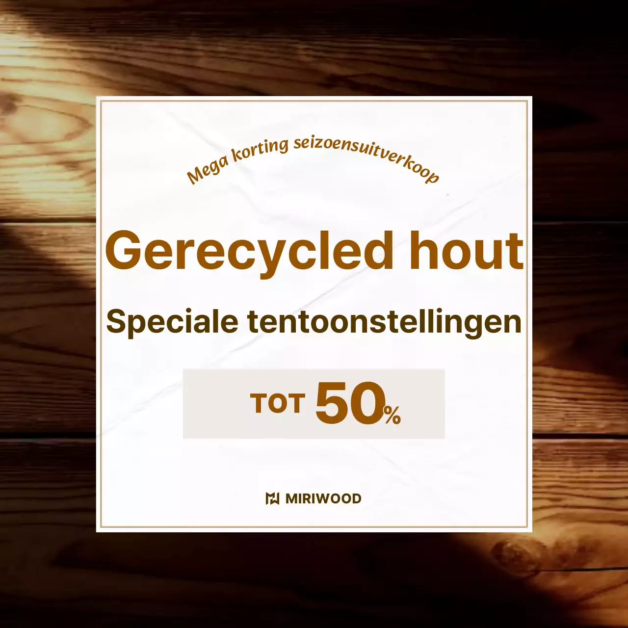 Brown Simple Promotie-evenement