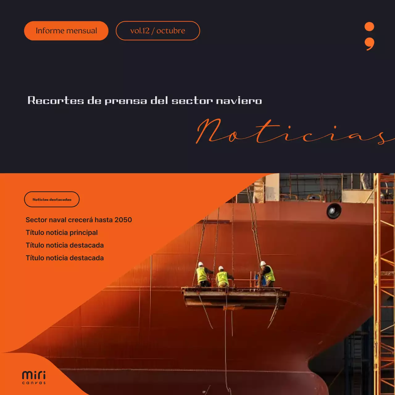 Noticias de la industria naviera destacadas por Orange