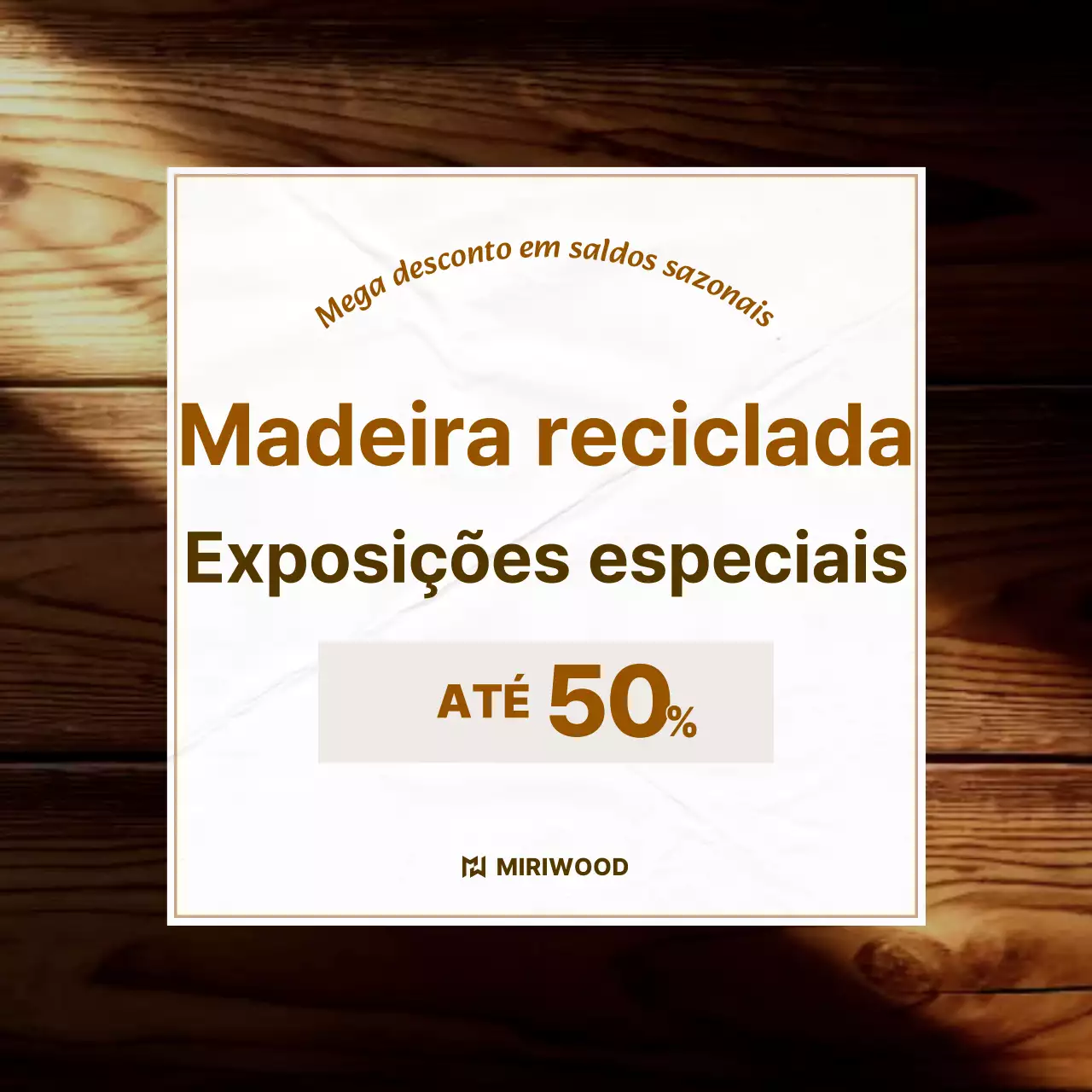 Evento de promoção Brown Simple