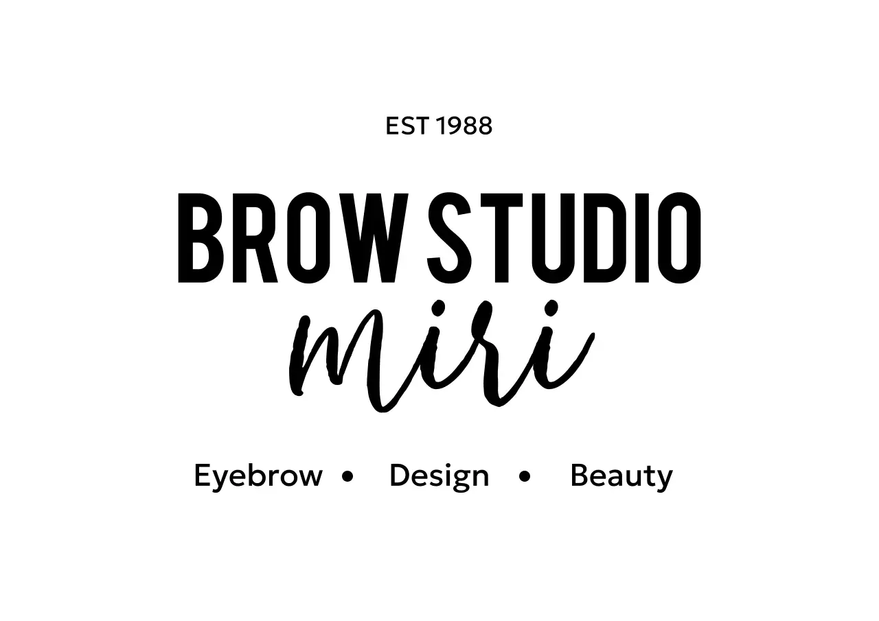 白黒 シンプル 美容 ロゴ おしゃれ