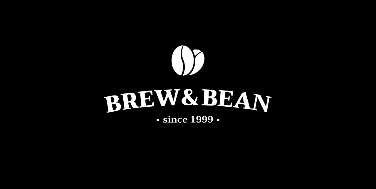 검정 심플 커피 종이컵