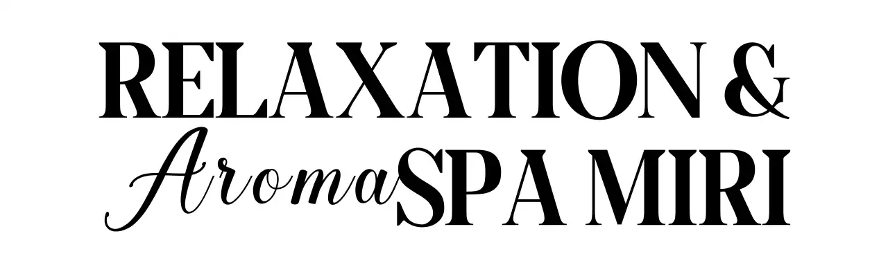 黒 シンプル スパ ロゴ おしゃれ