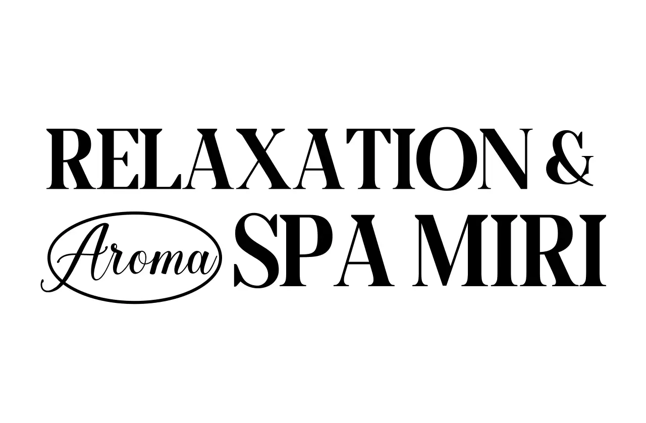 白黒 シンプル スパ ロゴ おしゃれ