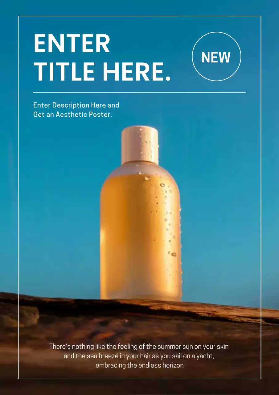 gold aesthetic skincare advertisement