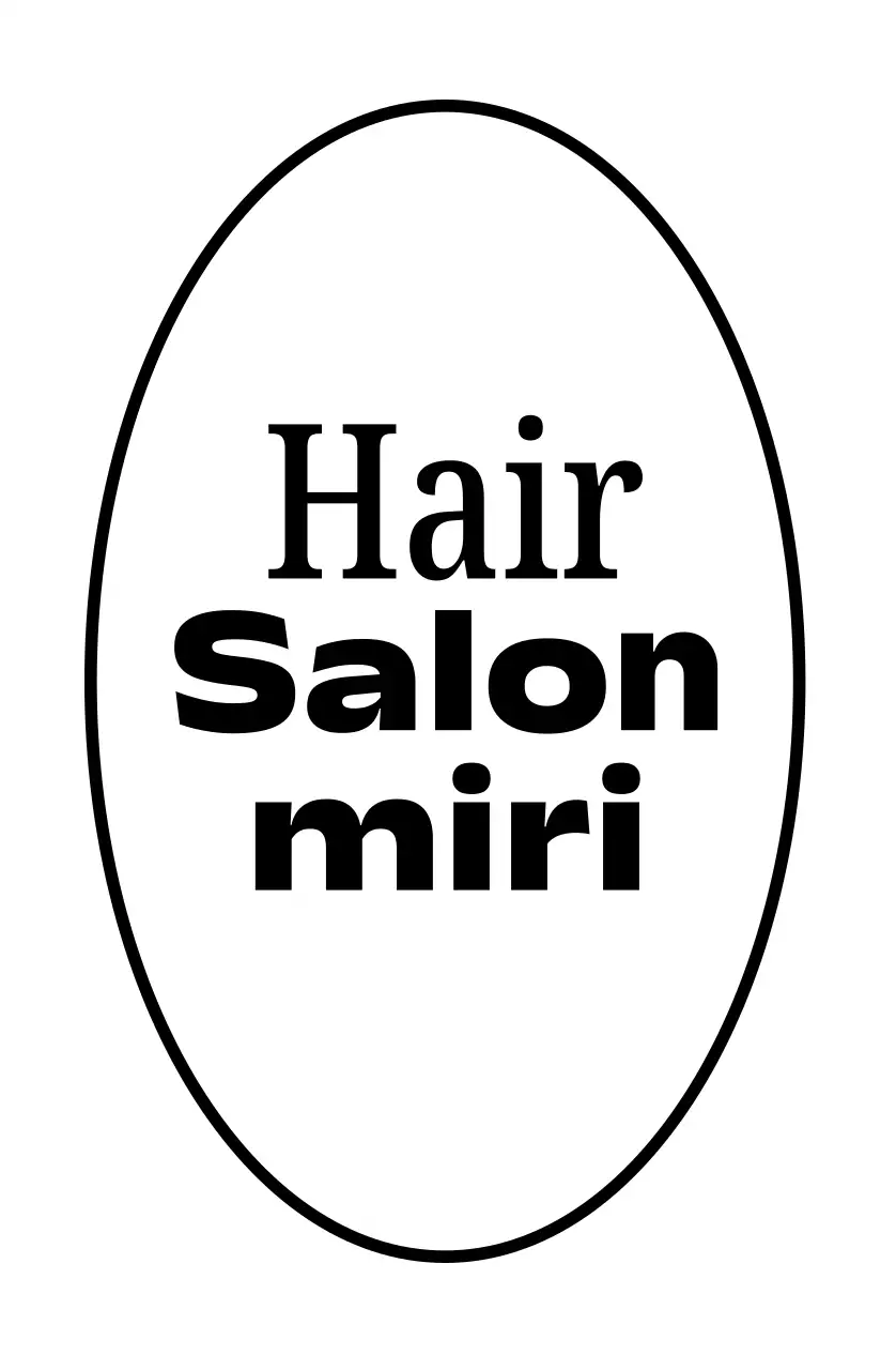 白黒 シンプル 美容 ロゴ  おしゃれ