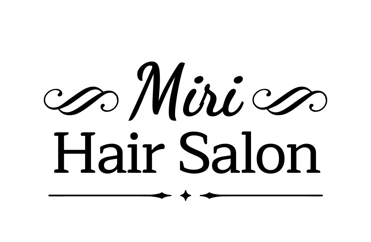 白黒 クラシック 美容 ロゴ おしゃれ