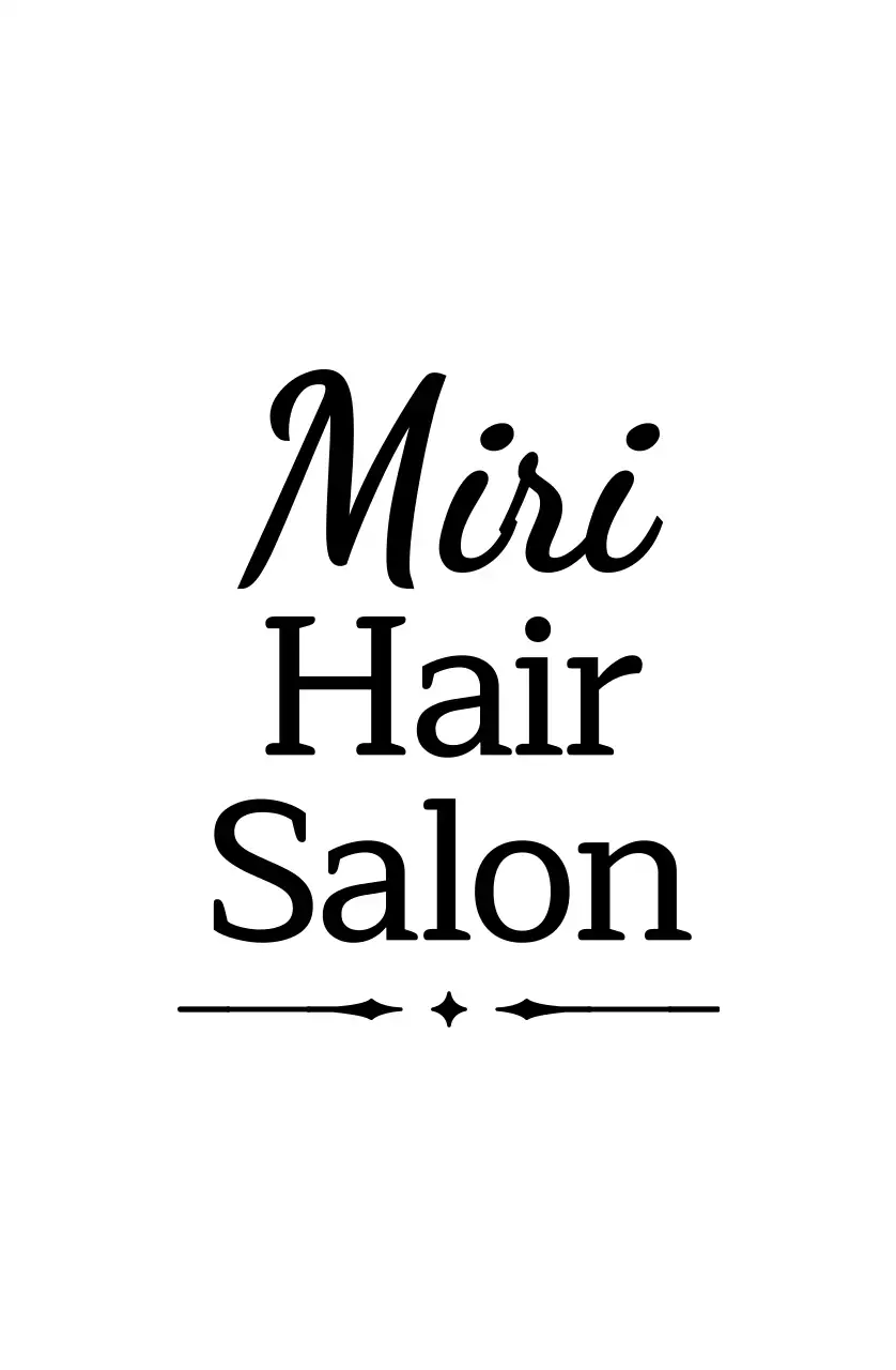 白黒 クラシック 美容 ロゴ おしゃれ