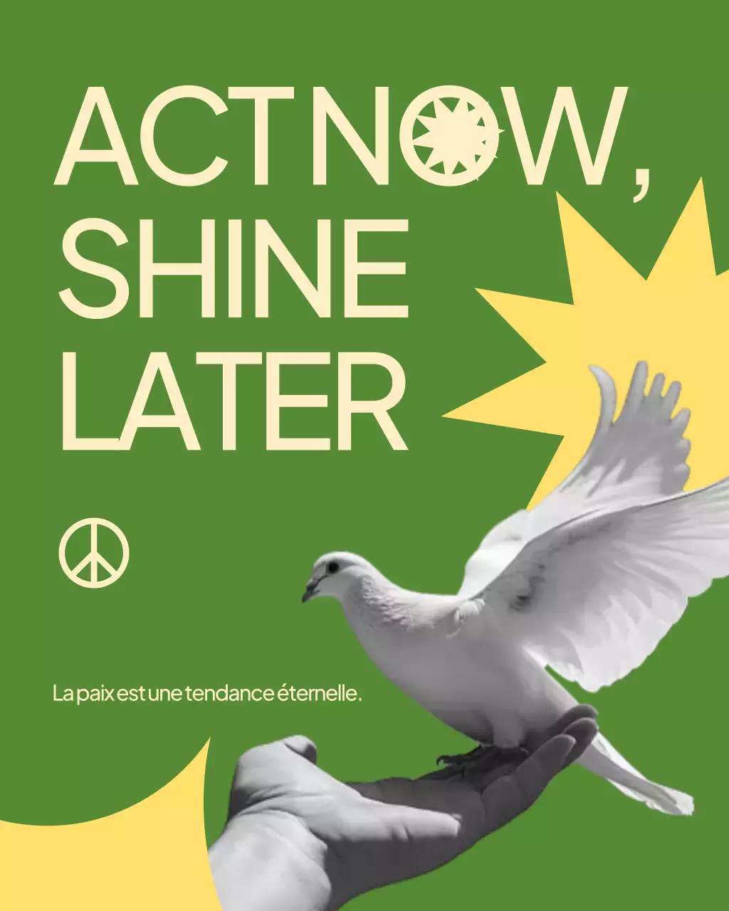 Publication Instagram de l'annonce de paix de Blue Minimalp