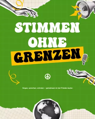 Instagram-Beitrag zur Green Retro Peace-Promotion