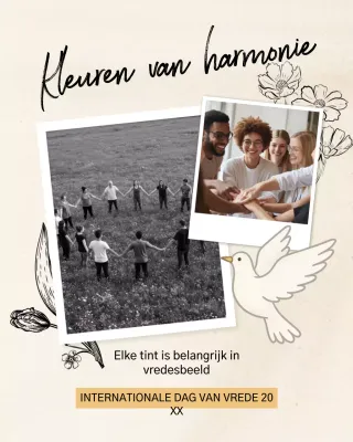 Beige Elegante Eenheid Aankondiging Instagram Post