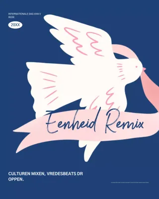 Instagram-bericht van Blue Modern Peace Event