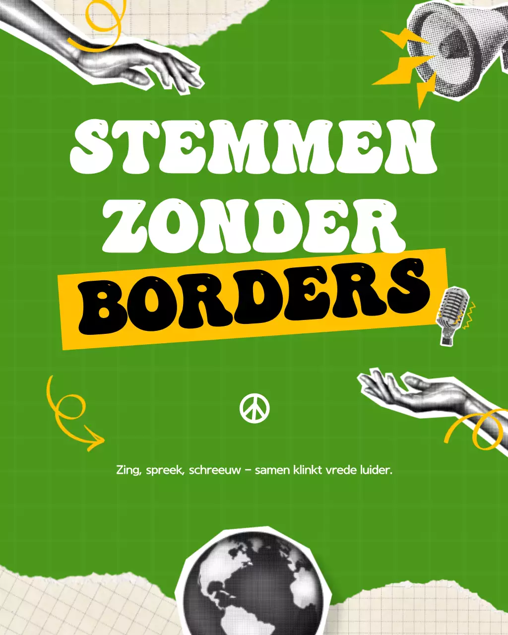 Instagram-bericht ter promotie van Green Retro Peace