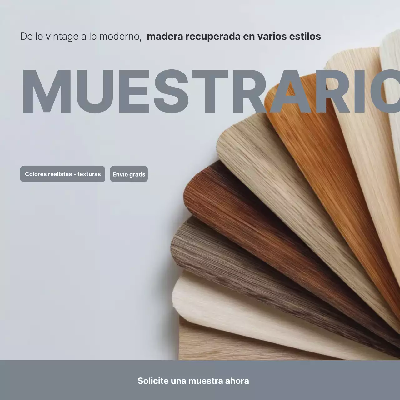 Anuncio de interior moderno en gris