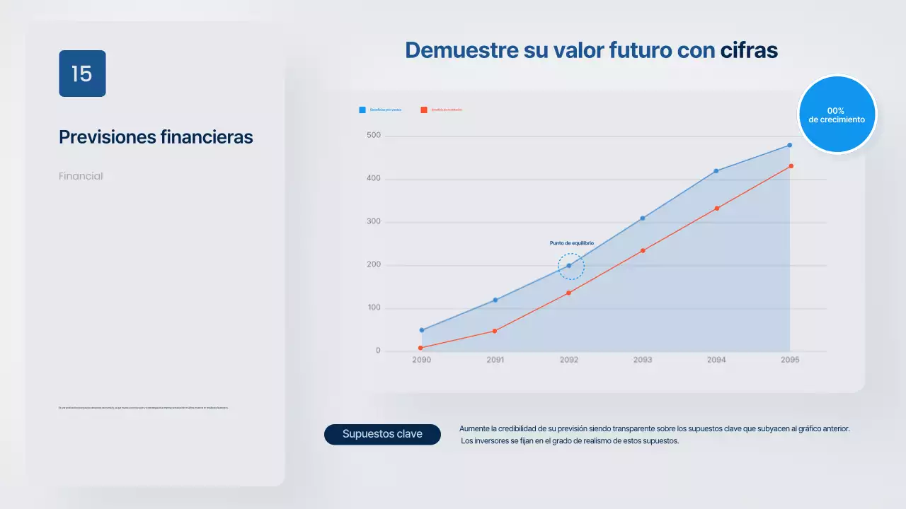 Propuesta de negocio moderna en gris y azul marino