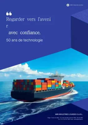 Promotion de l'industrie maritime moderne bleue