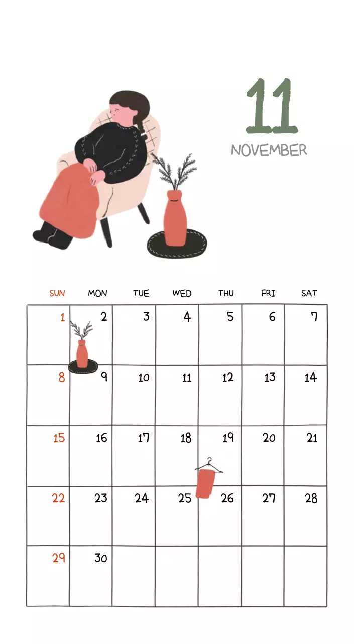 알록달록한 귀여운 일상 일러스트 컨셉