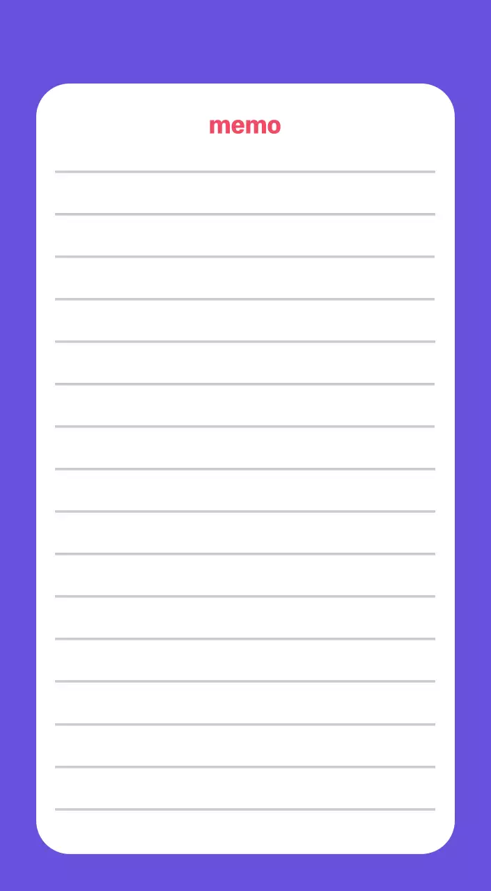 보라색 배경에 깔끔한 라인 일러스트