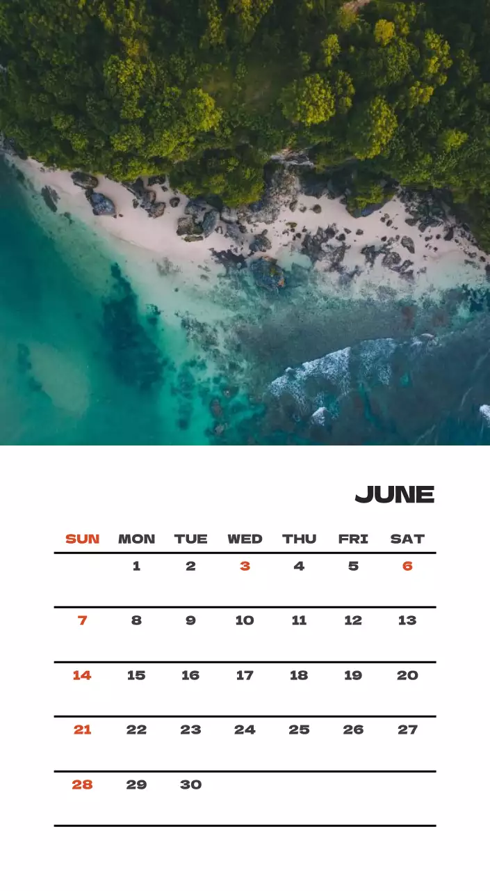 사계절 풍경의 여행 사진과 깔끔하고 과감한 텍스트 레이아웃의 연말 연시 기념 여행사 기업