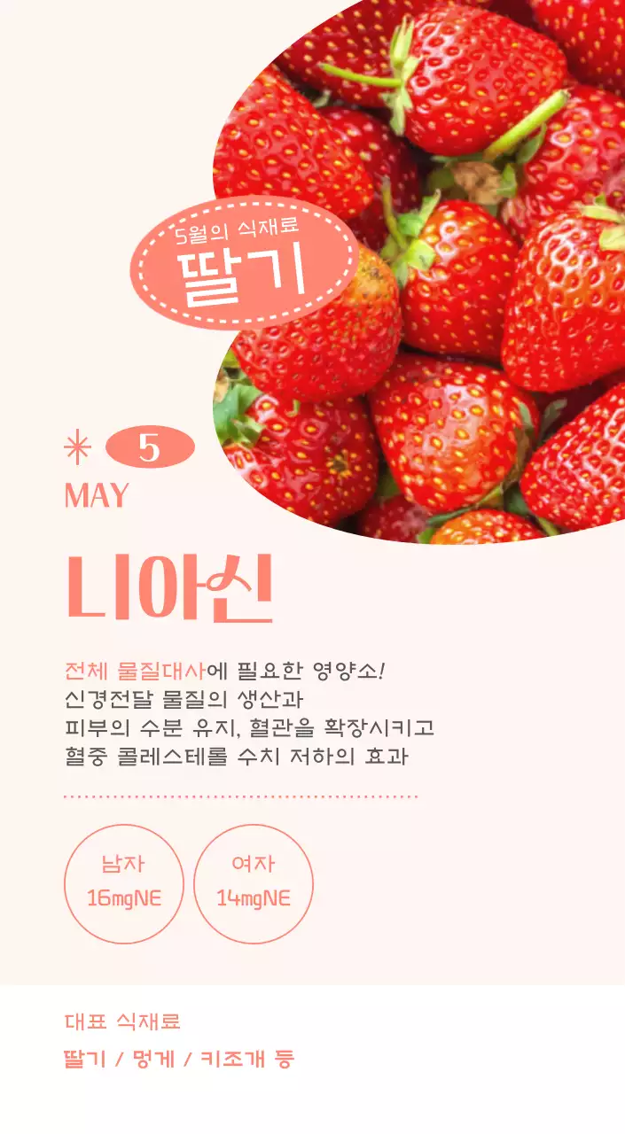 깔끔하고 알록달록한 컨셉의 병원 달력