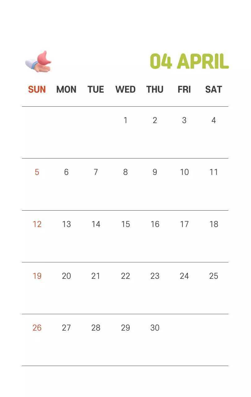 건강과 가족이 관련된 아기자기한 일러스트와 컬러로 포인트를 준 연말 연시 기념 병원