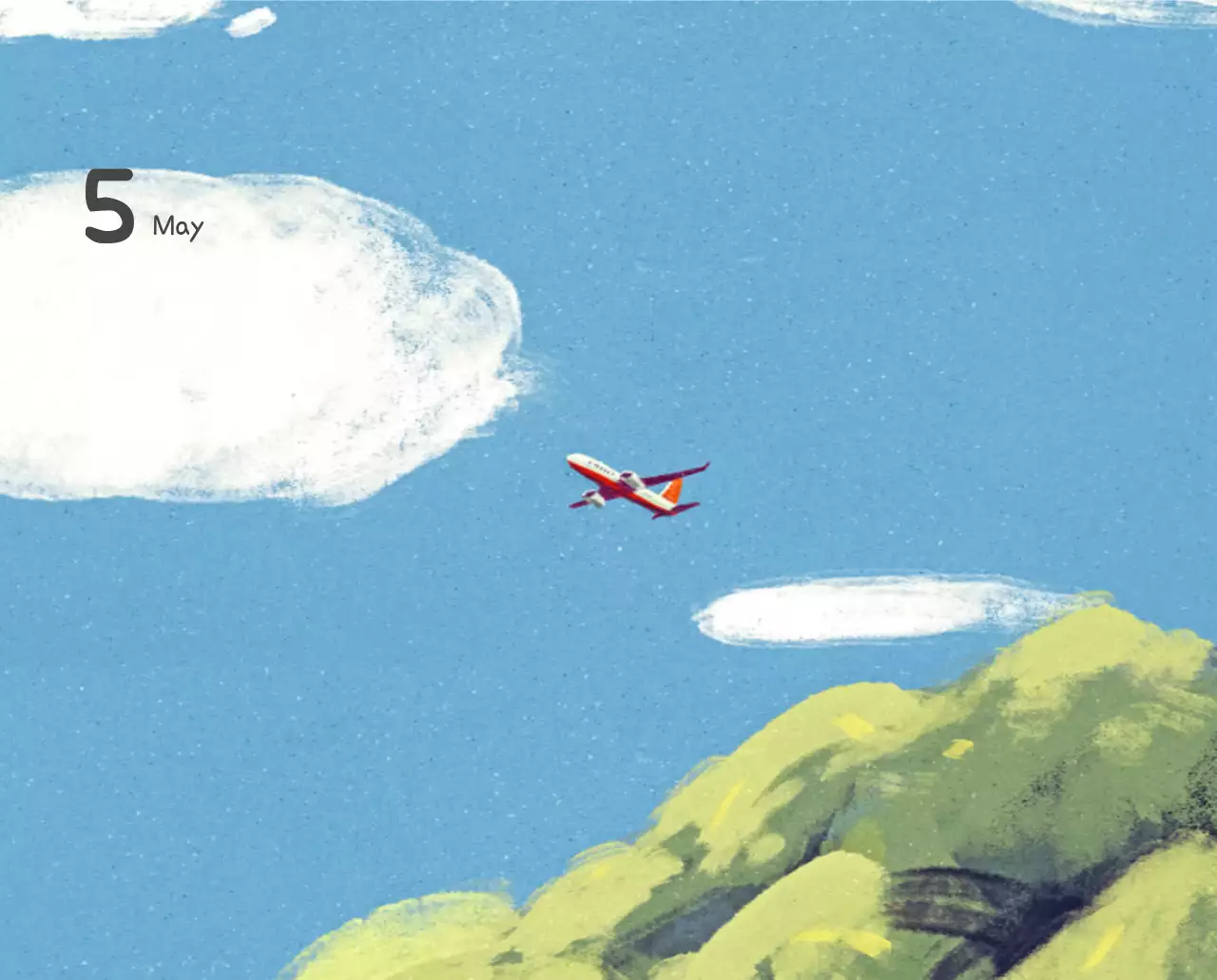 포근한 일러스트가 인상적인 귀여운 달력