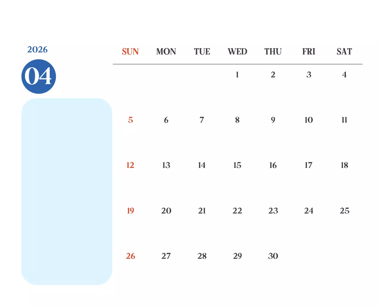 계절별 풍경 사진이 담긴 병원 달력