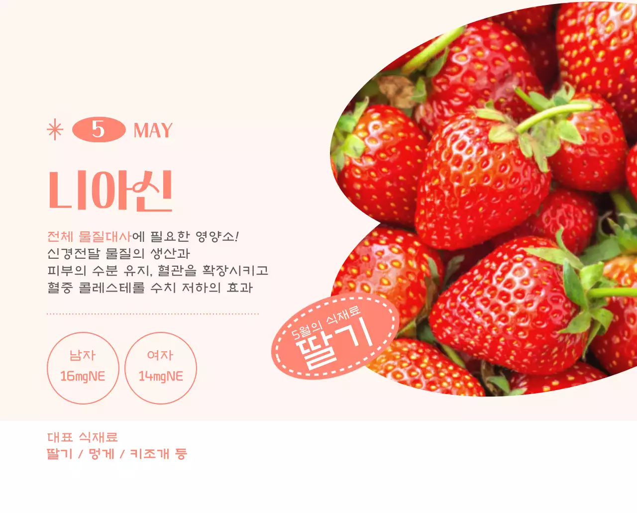 깔끔하고 알록달록한 컨셉의 병원 달력