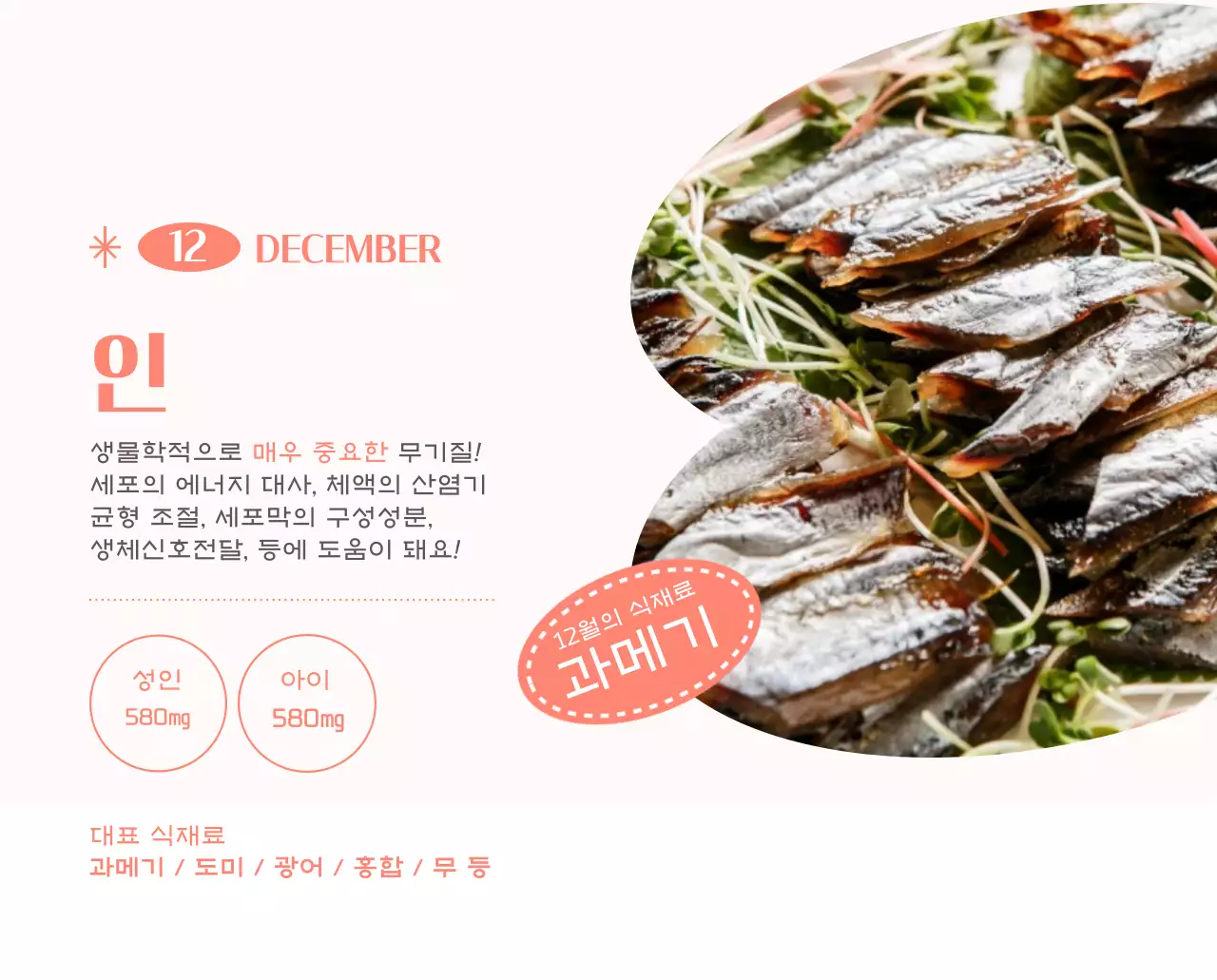 깔끔하고 알록달록한 컨셉의 병원 달력