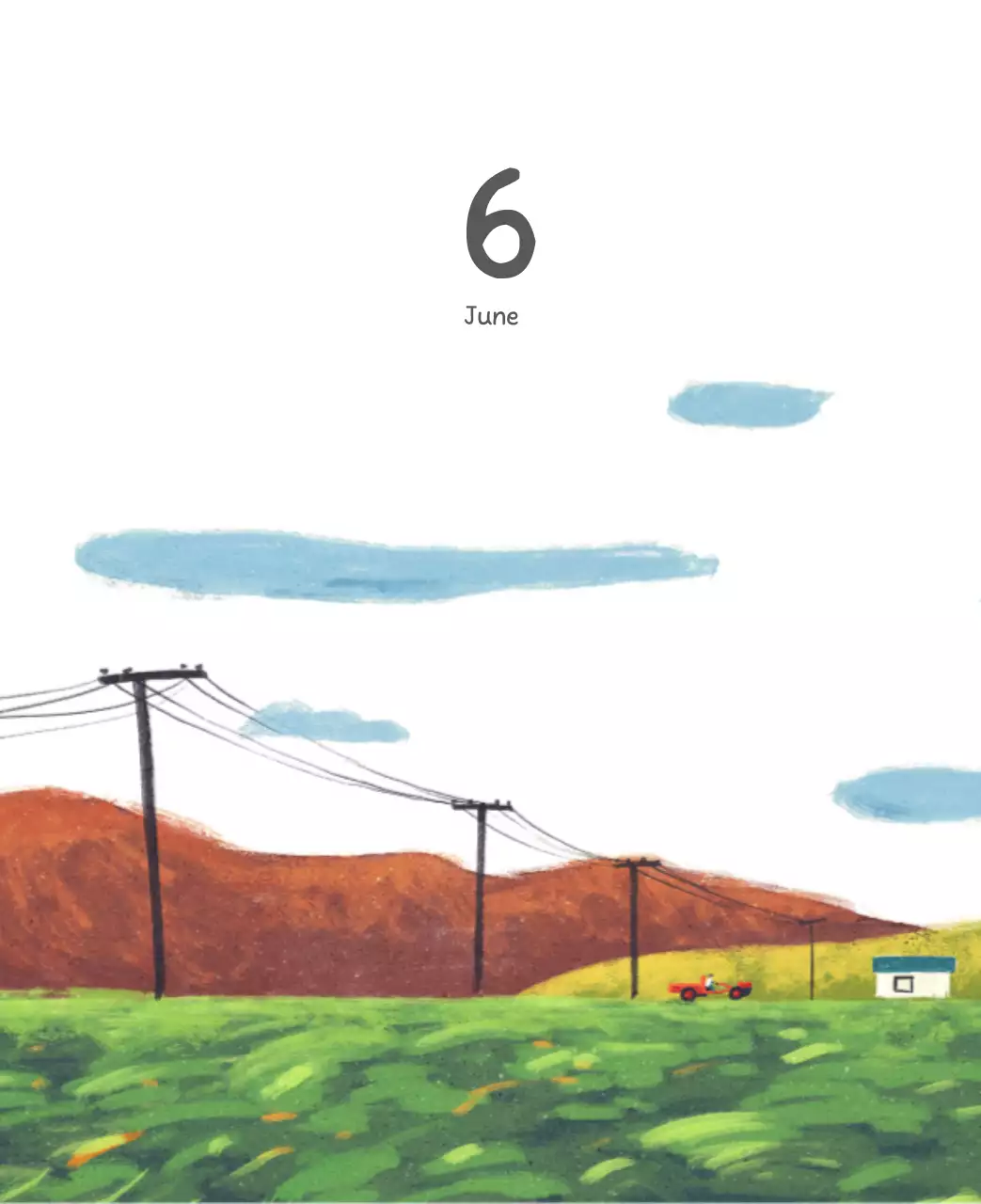 포근한 일러스트가 인상적인 귀여운 달력