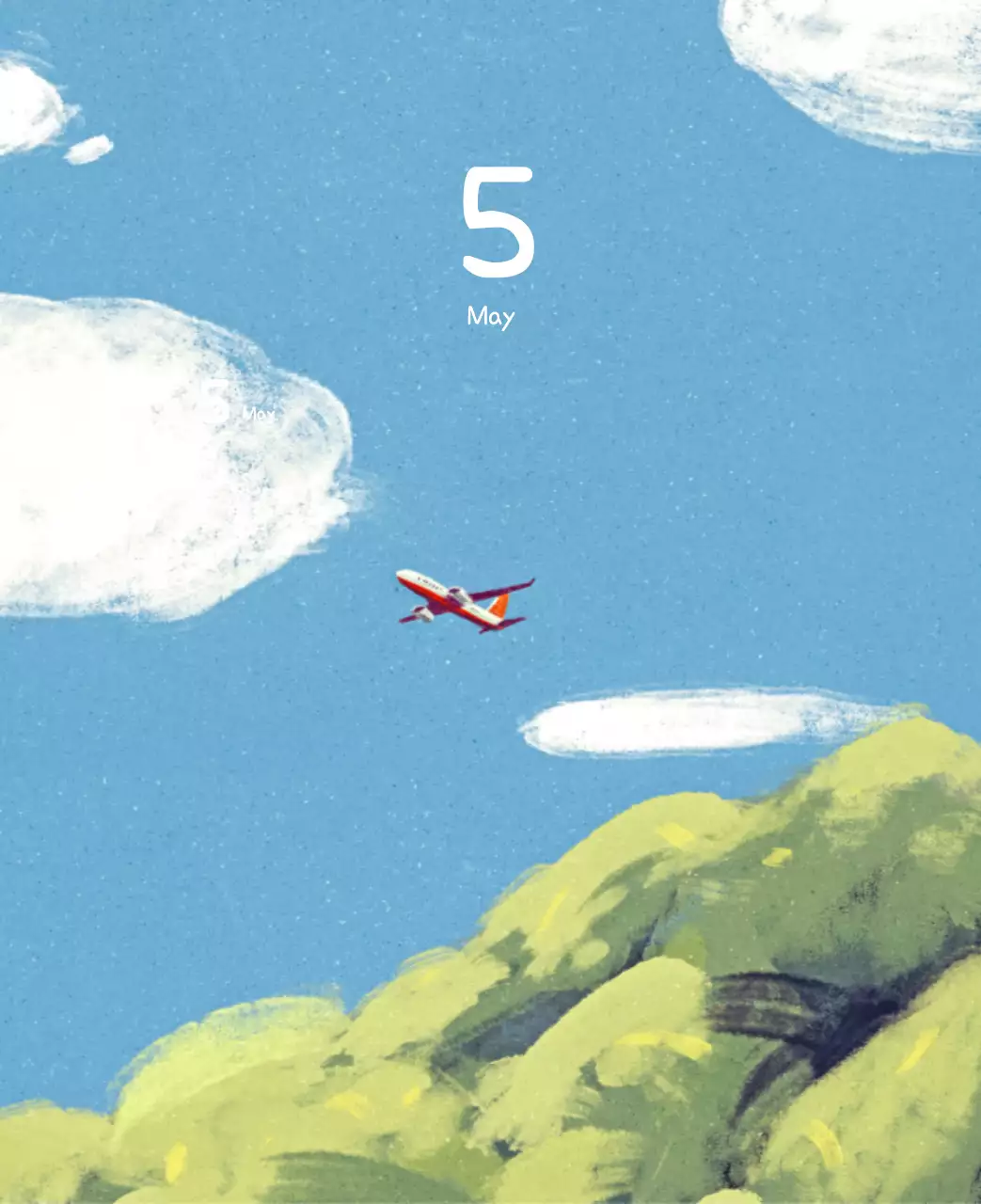 포근한 일러스트가 인상적인 귀여운 달력