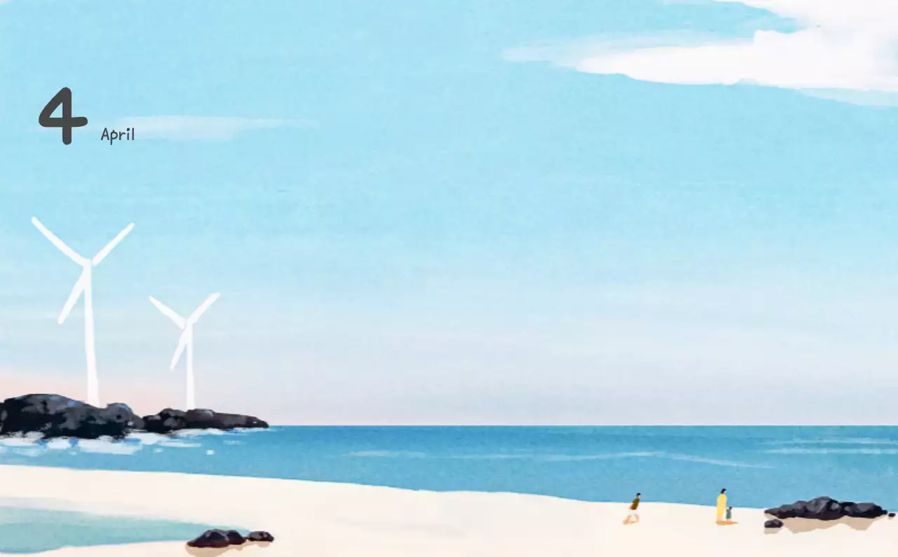 포근한 일러스트가 인상적인 귀여운 달력