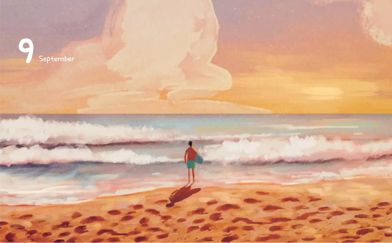 포근한 일러스트가 인상적인 귀여운 달력