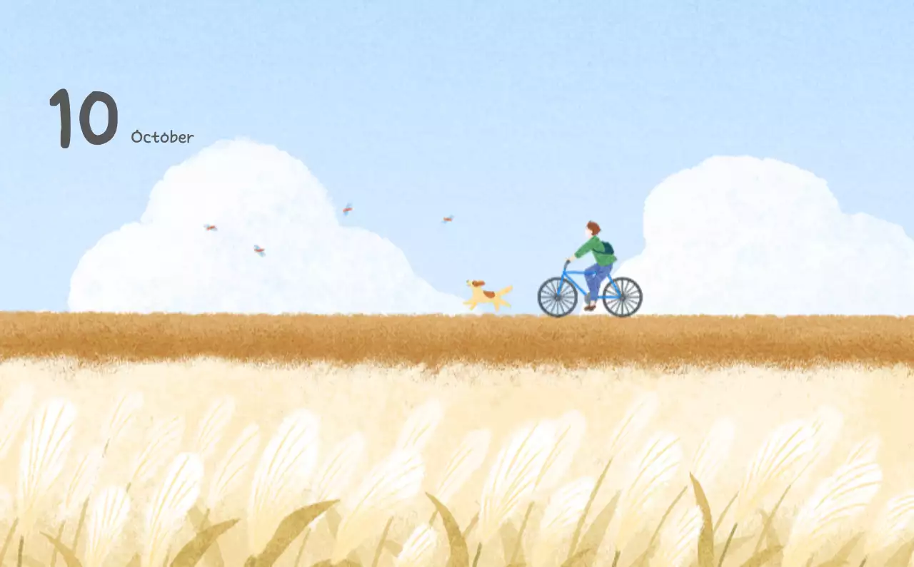 포근한 일러스트가 인상적인 귀여운 달력