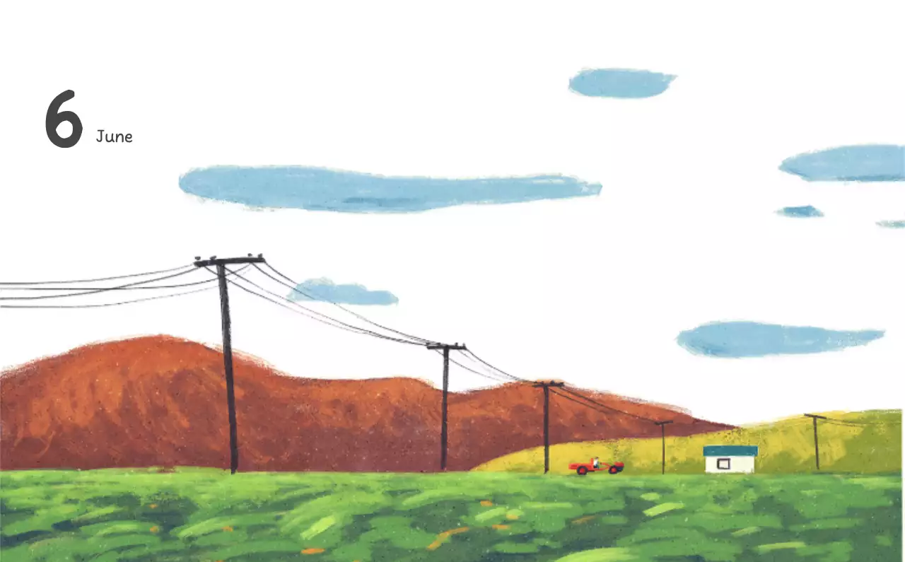 포근한 일러스트가 인상적인 귀여운 달력