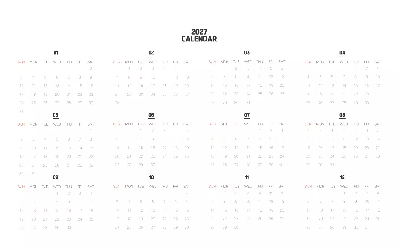 건강과 가족이 관련된 아기자기한 일러스트와 컬러로 포인트를 준 연말 연시 기념 병원