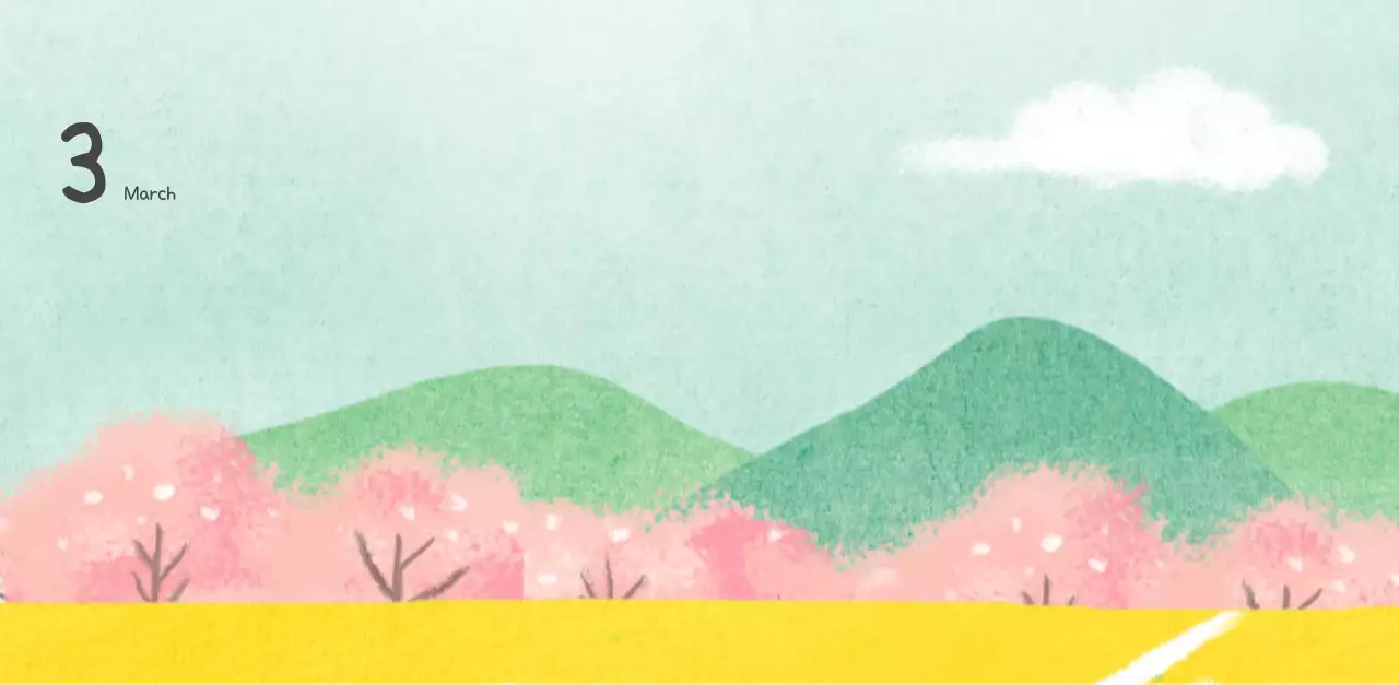 포근한 일러스트가 인상적인 귀여운 달력