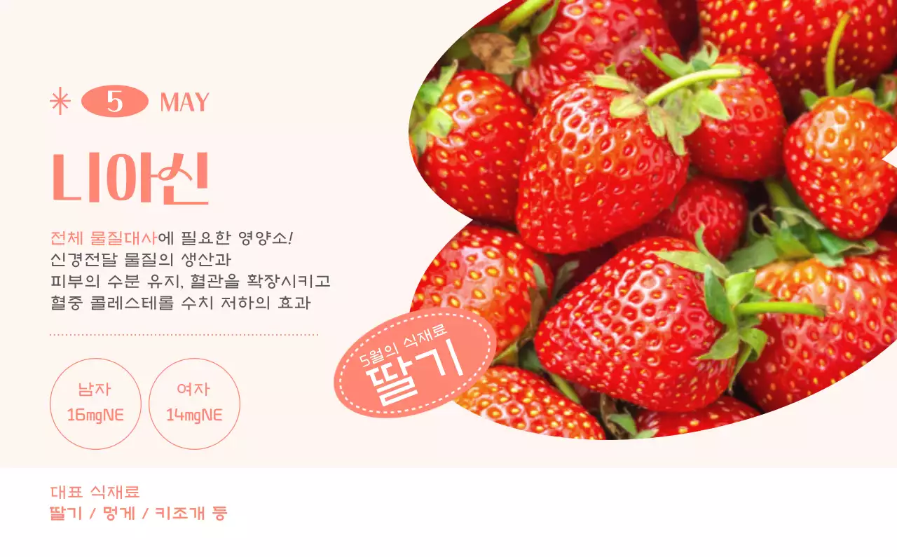 깔끔하고 알록달록한 컨셉의 병원 달력