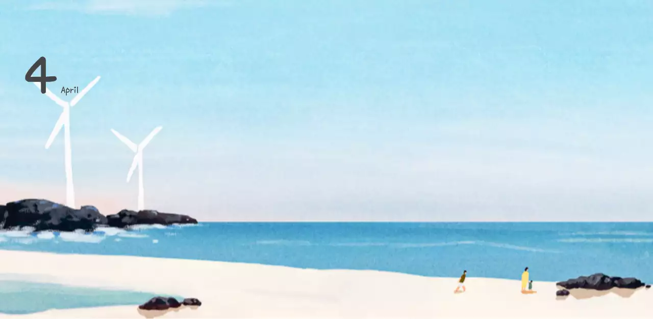 포근한 일러스트가 인상적인 귀여운 달력