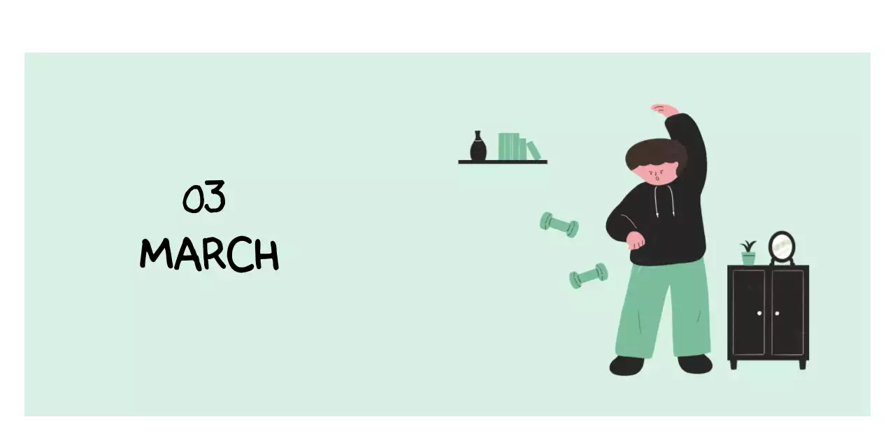 알록달록한 귀여운 일상 일러스트 컨셉